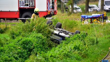 2024_10_15 Personenauto en motor botsen in Egchel John Linders3