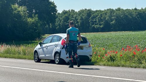2025_06_20-Kop-staartbotsing-met-auto-met-kinderen-op-de-Heldensedijk-in-Meijel-1 Foto's | Edward Media
