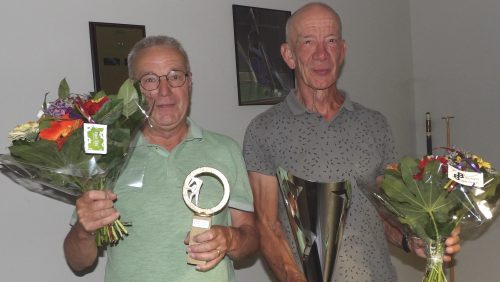 Will Driessen, Meijel (Bandstoten) en Johan Ewalts, Joppe (Libre)