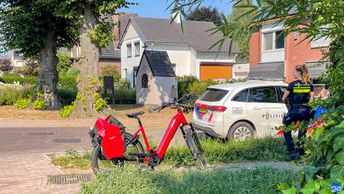 Aanrijding fietser tractor Kerkstraat Meijel-2