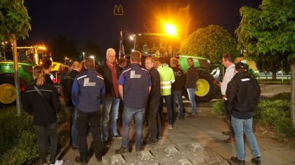 Actiedag Boeren tegen stikstof - vertrek vanuit Nederweert-13