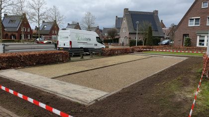 De tweede Jeu de Boules-baan is klaar!