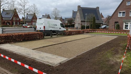 De tweede Jeu de Boules-baan is klaar!