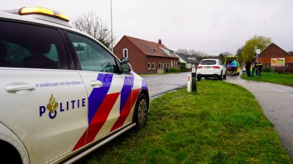 Fietser botst tegen boom Roggelsedijk Meijel-1