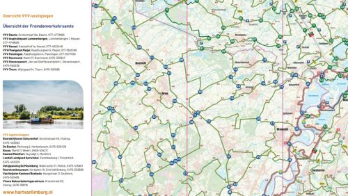 Fietskaart Noord- en Midden-Limburg 2023