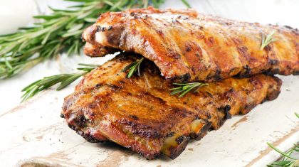 GEGRILDE-SPARERIBS