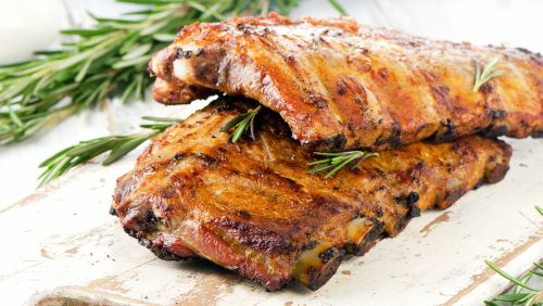 GEGRILDE-SPARERIBS