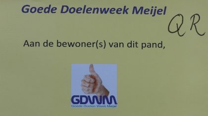 Goede Doelenweek Meijel QR