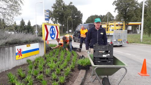 Grote opknapbeurt rotonde Randweg in Meijel1