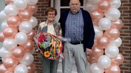 Jan en Truus Nijssen-Vaes 60 jaar getrouwd