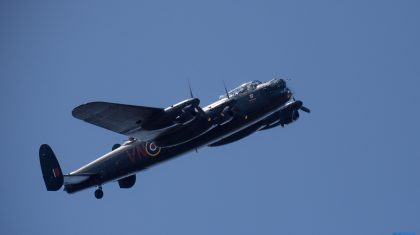 Lancaster flypast in Heythuysen-13