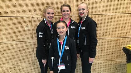 MD-deelnemers aan Nederlandse Kampioenschappen Show Twirl