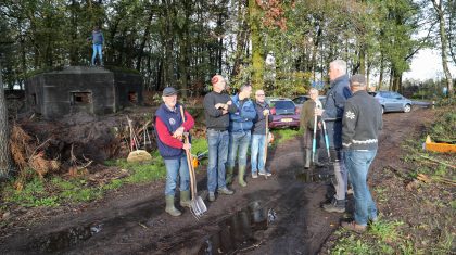 Noeste peelwerkers bij project Stelling en Belfort de Vossenberg-2