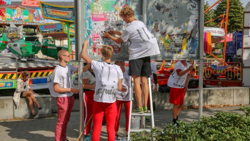 Opruimactie studentenroeivereniging Saurus in Meijel-1