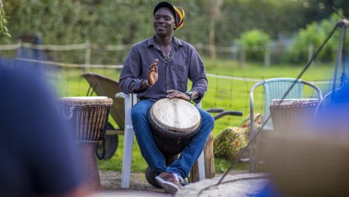 Pipocamping Djembe workshop for 2016