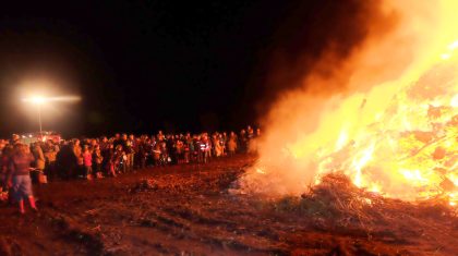 Sint Maarten vuur in Meijel