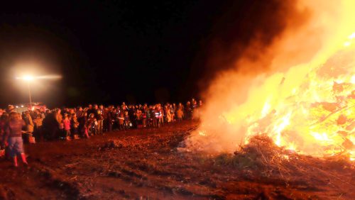 Sint Maarten vuur in Meijel