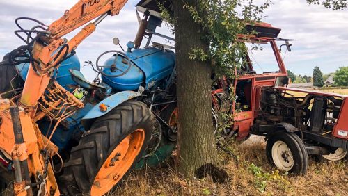 Tractor van de weg Loosteeg Panningen-1