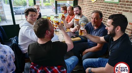 Vrijwilligers Moulin Blues bezoeken brouwerij Haacht 9