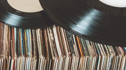 Old vinyl records