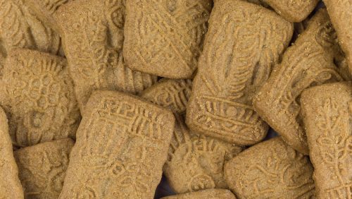 Traditional dutch Speculaas cookies