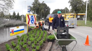 Grote opknapbeurt rotonde Randweg in Meijel