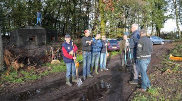 Noeste peelwerkers bij project “Belfort en Vesting Vossenberg"