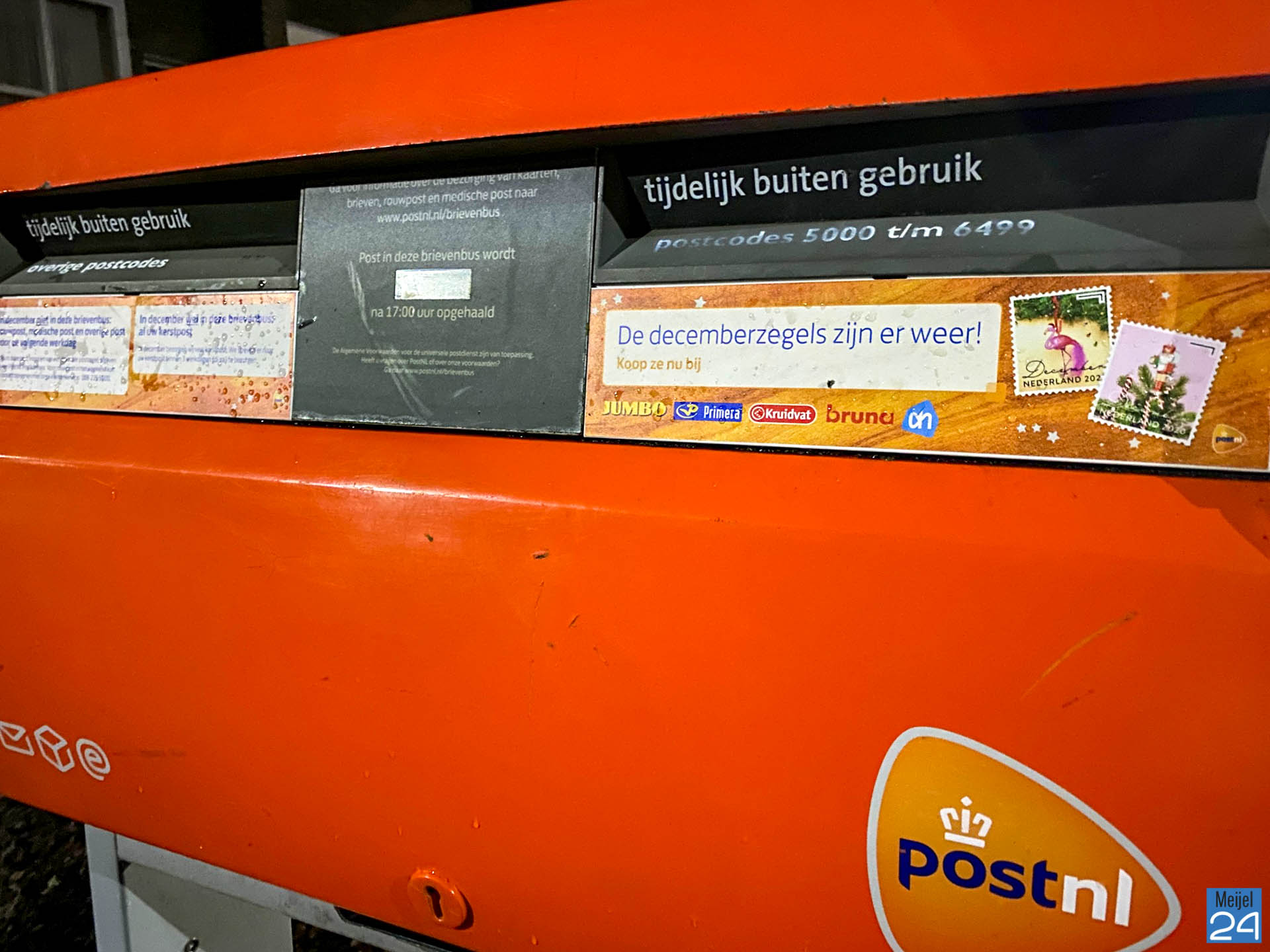 waterstof Strak Helm PostNL sluit brievenbussen tijdens oud en nieuw - Meijel24