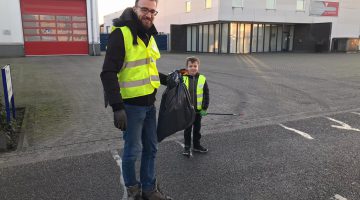 Opruimactie Meijel Schoon op industrieterrein in Beringe